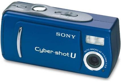 APN vintage rare Sony DSC-U20 bleu